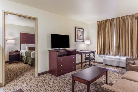Suite, 1 King Bed with Sofa bed, Accessible, Non Smoking | Premium bedding, down comforters, in-room safe, desk
