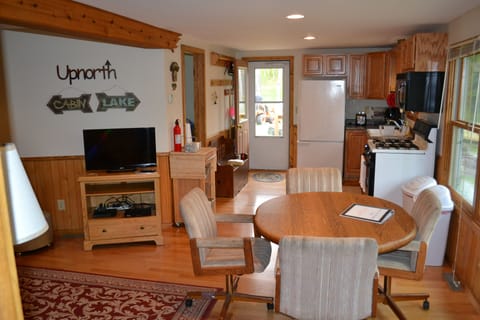 Dining Room looking into kitchen and front door