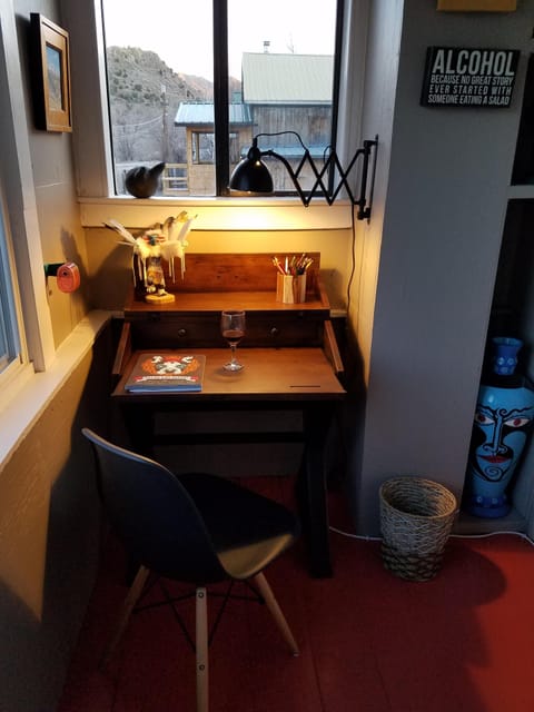 Office and desk area to check to check your emails on the secure WiFi connection