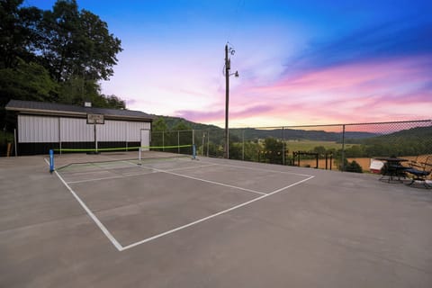 Pickleball and Basketball with a Stunning Backdrop