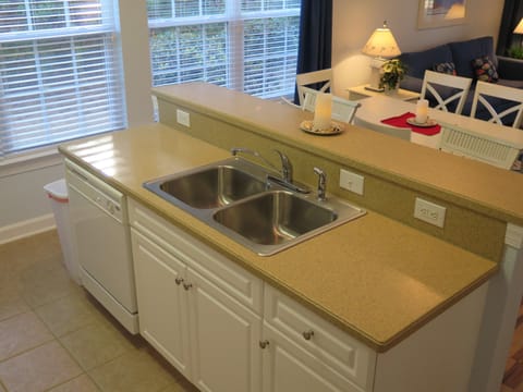 Center Island with bar seating