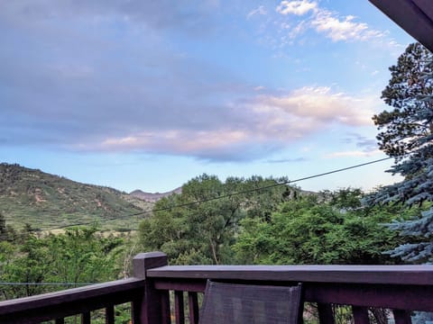 A VIEW FROM THE FRONT DECK