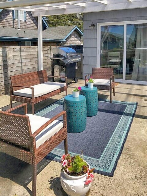 Lounge on our back patio or grill on the BBQ.