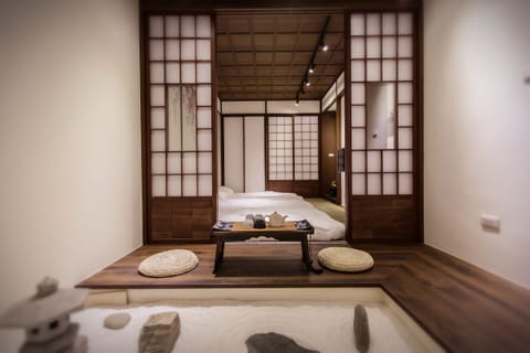 Quadruple Room (Tokugawa) | Desk, blackout drapes, free WiFi, bed sheets