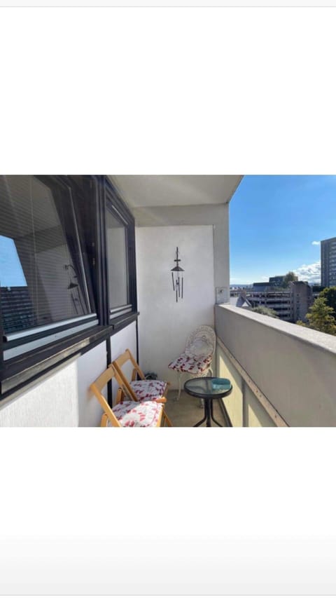 Private Balcony With City Views.