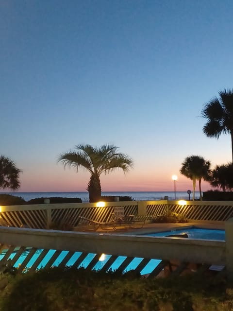 sunset over the ocean 
