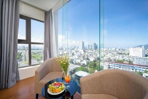 Deluxe Double Room, City View | Minibar, in-room safe, desk, laptop workspace