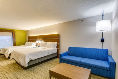 Suite, 2 Queen Beds | In-room safe, desk, laptop workspace, blackout drapes