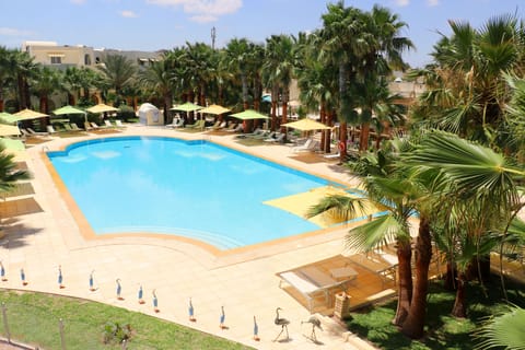 Indoor pool, 2 outdoor pools, pool umbrellas, sun loungers