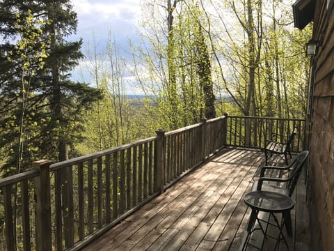 Sunny and private south facing deck