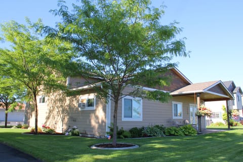 East side of house - July