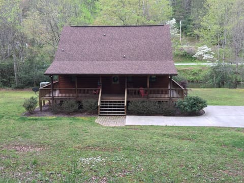 Front view of cabin