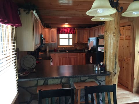 Kitchen and dining area