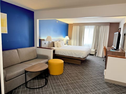 Suite, 1 King Bed with Sofa bed, Non Smoking | Desk, iron/ironing board, free WiFi, bed sheets