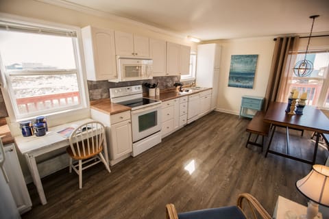 Kitchen with work area