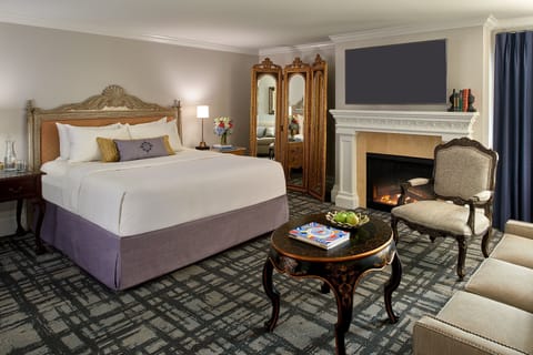 Premium bedding, down comforters, pillowtop beds, in-room safe