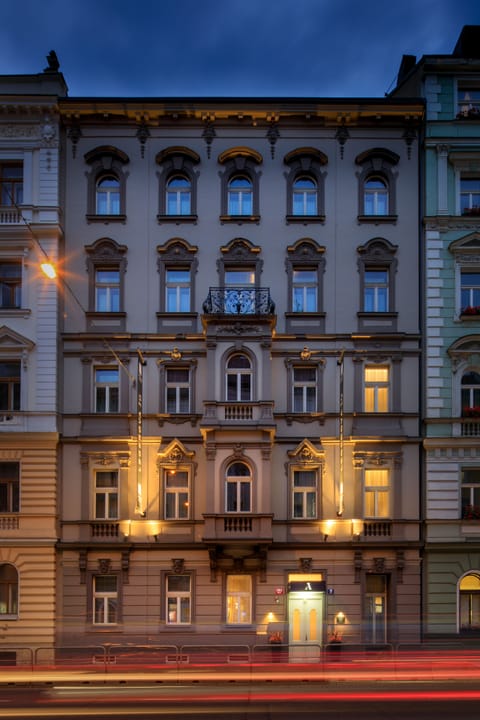 Front of property - evening/night