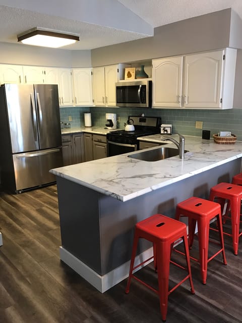 Newly renovated kitchen
