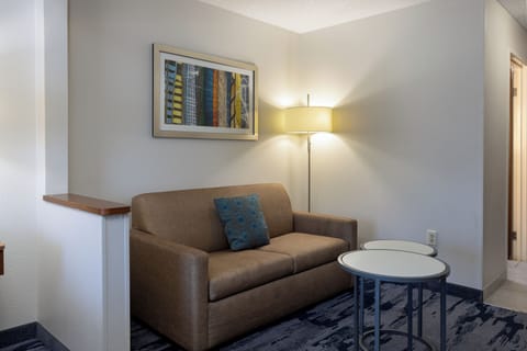 Room, 1 King Bed with Sofa bed | Desk, blackout drapes, iron/ironing board, free cribs/infant beds