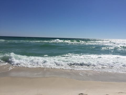 Private beach