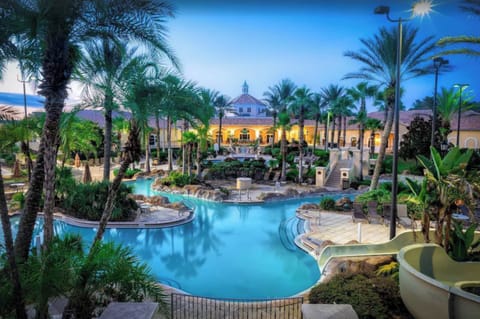 Come for a swim at night, or just sit by the pool with a drink, and some friends