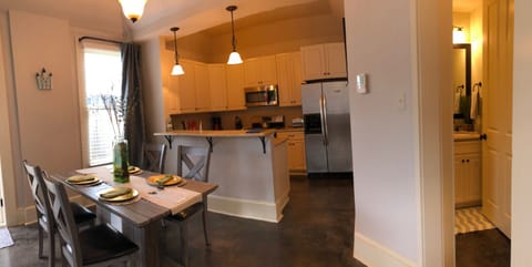 Fully equipped kitchen. Beautiful new stainless steel appliances. Gas stove,oven