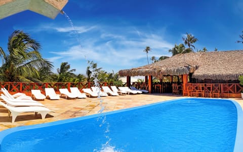 Outdoor pool, open 10:00 AM to 8:00 PM, sun loungers