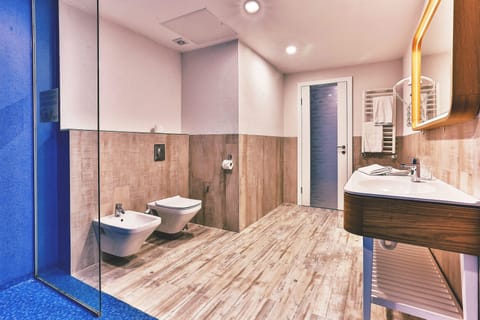 Free toiletries, hair dryer, towels