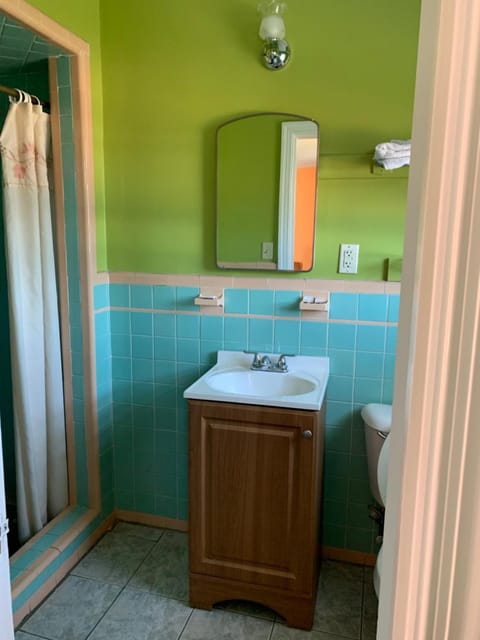 Room, 1 King Bed | Bathroom | Towels, soap, shampoo, toilet paper