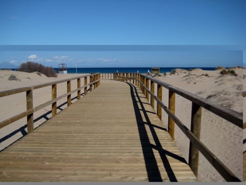 Walk way to local beach