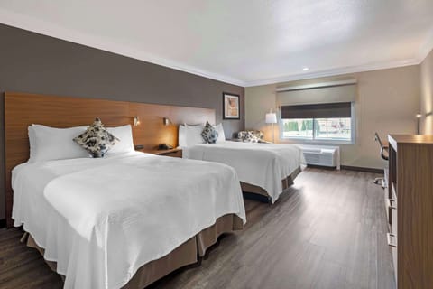 Executive Room, 2 Queen Beds, Non Smoking, Refrigerator & Microwave | Egyptian cotton sheets, premium bedding, Select Comfort beds