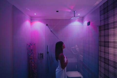 Shower, rainfall showerhead, hair dryer, bidet