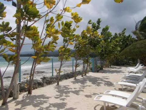Private beach nearby