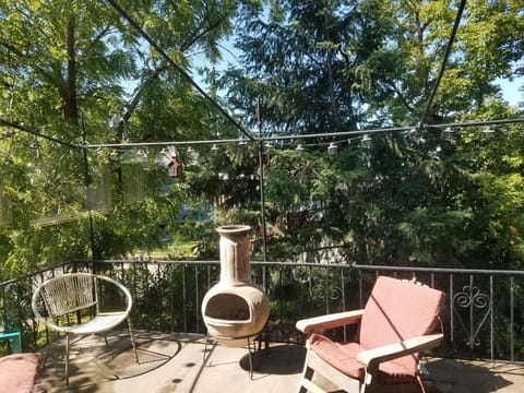 Large Deck with sitting and dining area