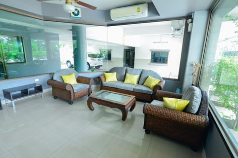 Lobby sitting area