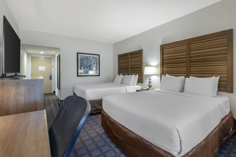 Standard Room, 2 Queen Beds, Non Smoking, Refrigerator & Microwave | Premium bedding, in-room safe, desk, blackout drapes