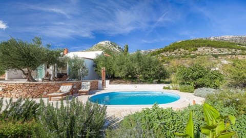 Outdoor area - pool, outdoor shower, sunbathing terrace