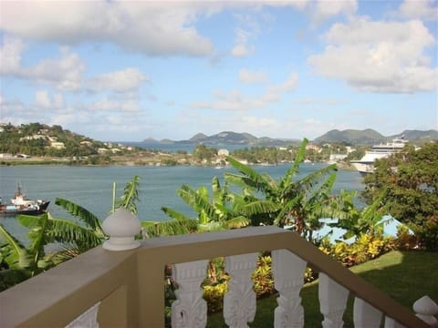 A Perfect Day On LA MARGUERITE Balcony. See Castries Bay & The Northern Reg