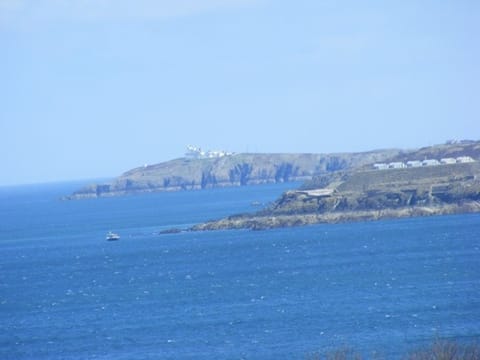 View from my property looking out to Point Lynas lighthouse at Llaneillian