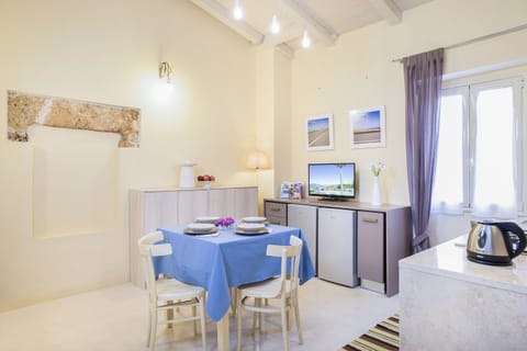 Living room and wooden ceiling