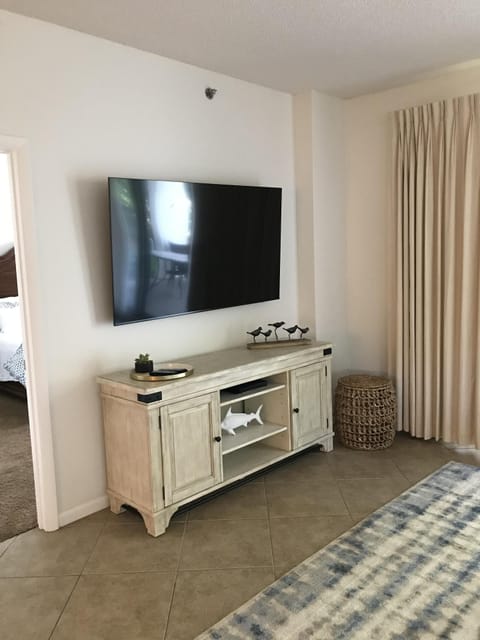 65 inch QLED HD TV in the Living Room