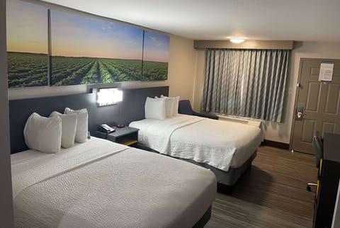 Iron/ironing board, WiFi (free), alarm clocks, bed sheets