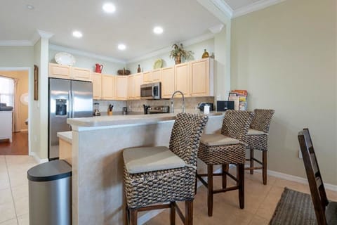 BREAKFAST BAR FOR MORNING COFFEE.