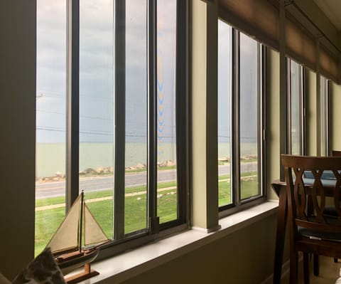 Watch the interesting Lake Erie weather changes right from the front windows!