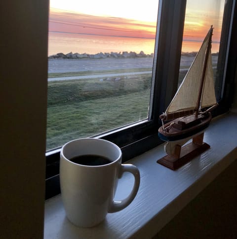 Fantastic morning coffee view!