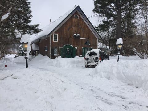 The Ye Olde Barn right on Main St Montgomery Center