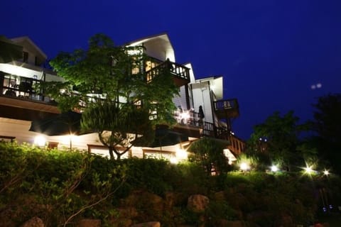 Front of property - evening/night