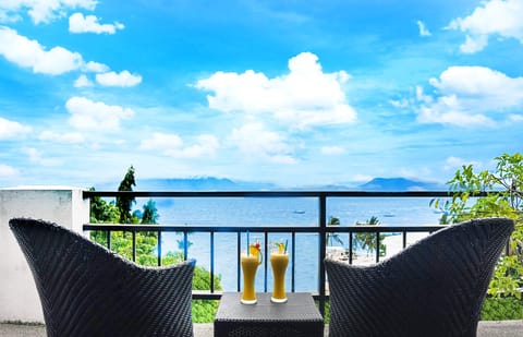 Premium Villa, 2 Bedrooms, Sea View | Terrace/patio
