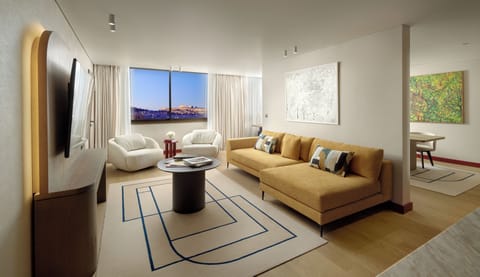 Club Suite, 1 King Bed, Club Lounge Access (Acropolis View) | 1 bedroom, hypo-allergenic bedding, down comforters, minibar