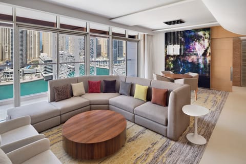 Premium bedding, down comforters, pillowtop beds, in-room safe